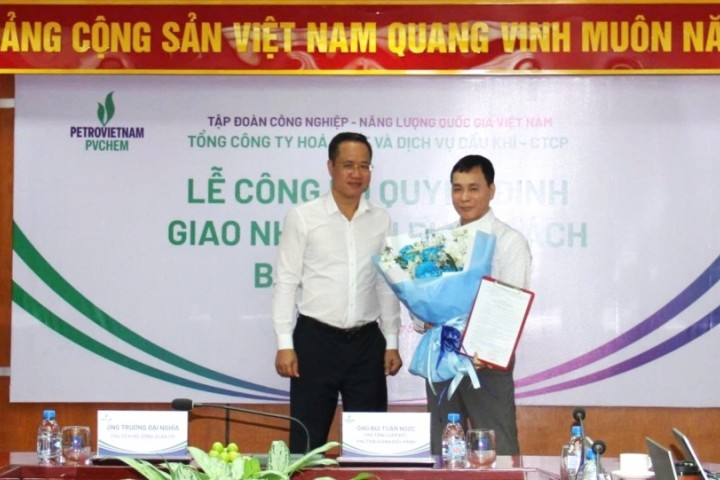  PVChem công bố Quyết định giao nhiệm vụ ông Bùi Tuấn Ngọc - Phó Tổng Giám đốc phụ trách Ban điều hành